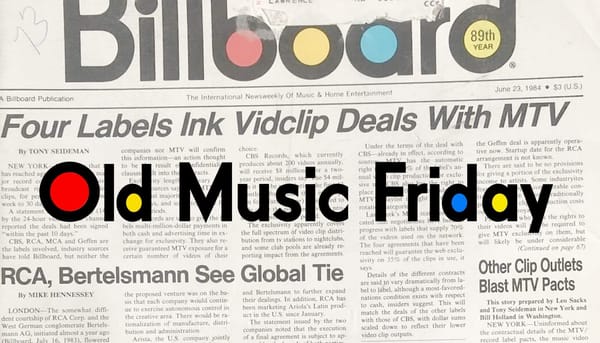 Old Music Friday: 5/9/85