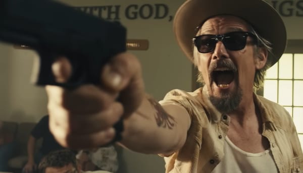 Ethan Hawke as Lee Raybon in "The Lowdown"